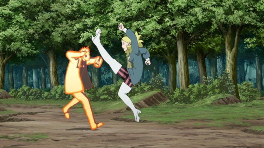 Кадр из аниме «Боруто: Новое поколение / Boruto: Naruto Next Generations» (2021)