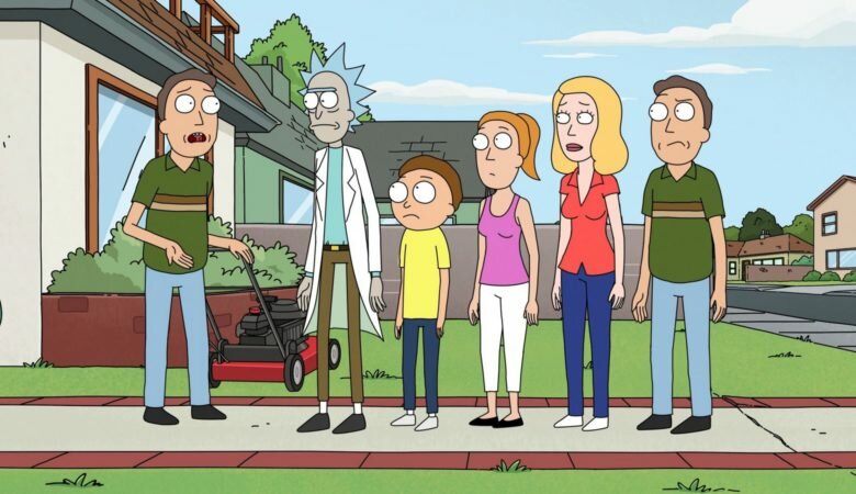 Кадр из 5 сезона мультсериала «Рик и Морти / Rick and Morty» (2021)