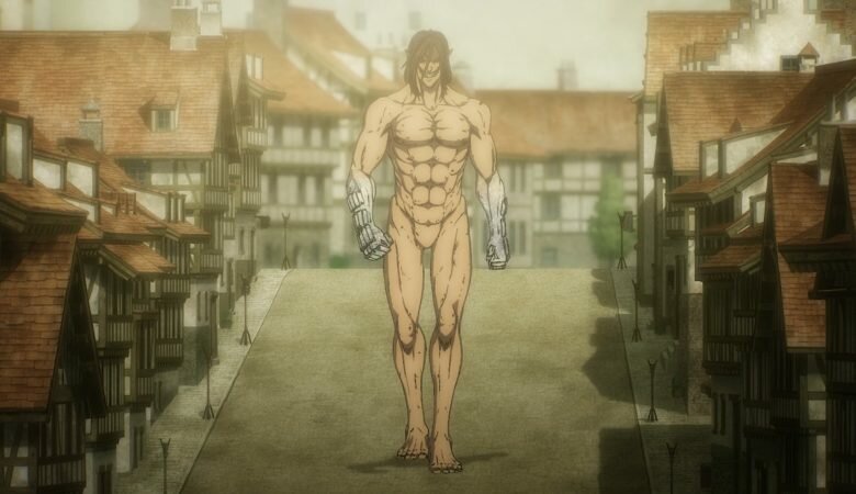 Кадр из 4 сезона аниме «Атака титанов / Attack on Titan» (2022)